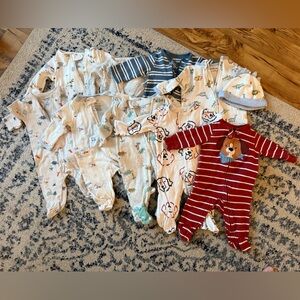Bundle: 3m Baby Boy Sleepers